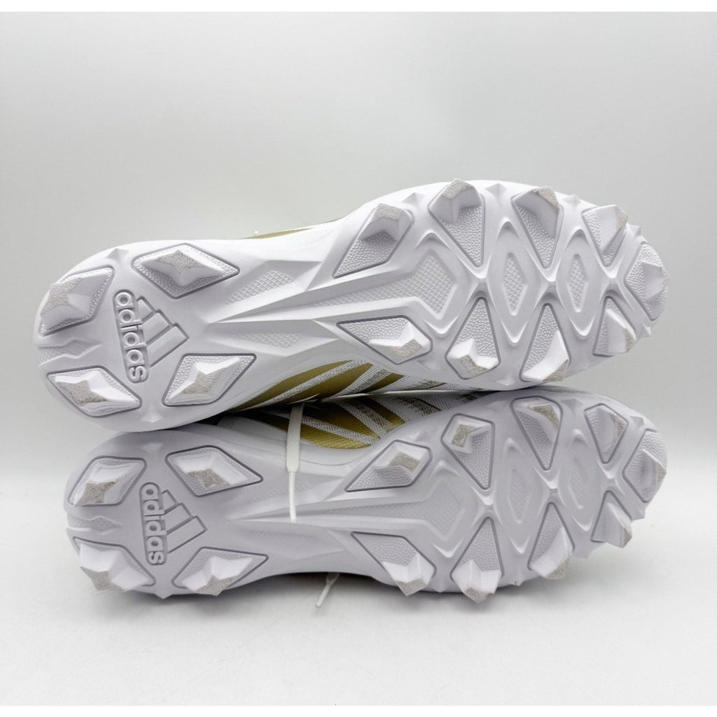 Adidas Mens Freak Spark MD 23 Football Cleats Size 11.5 White Gold Athletic NWOB