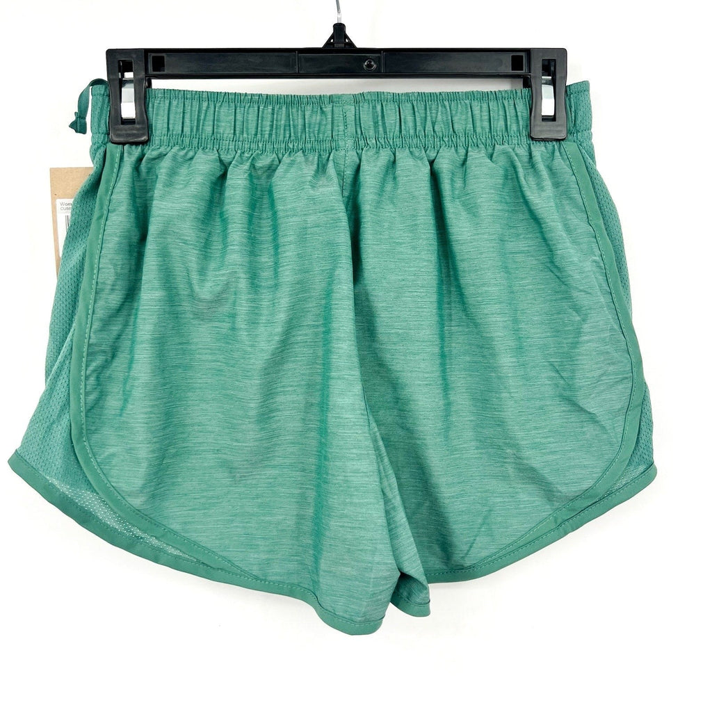 NIKE Women's Dri Fit Tempo Running Shorts XS Dark Green Liner NWT