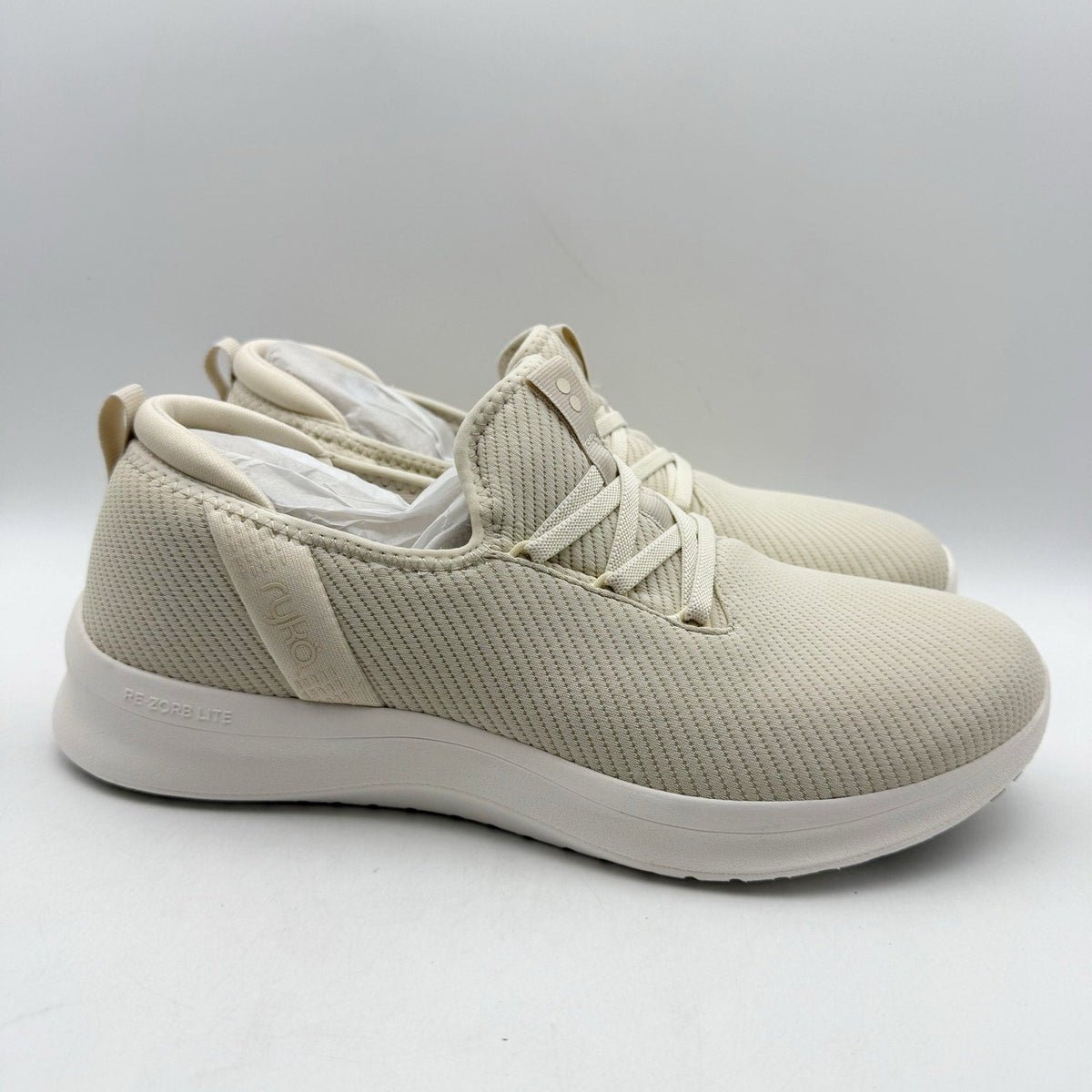 Ryka Womens Rebound Slip on Casual Sneakers Size 11 M EU 42 Beige NIB