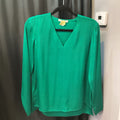 Boss Silk L/S V-Neck TOPS Small