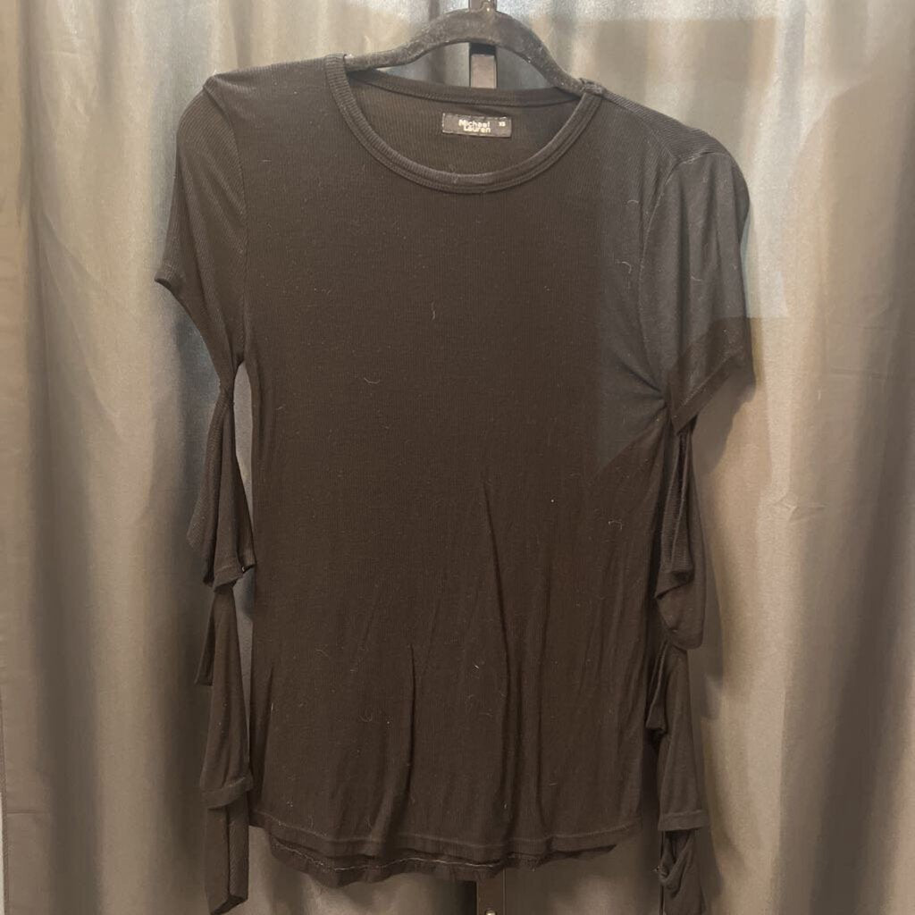 Michael Lauren NWT Ribbed Cutout Sleeve TOPS XS