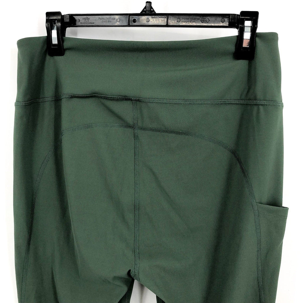 HELLY HANSEN Women's Rapide Trail Leggings XL Spruce Green Athletic Pocket NWT