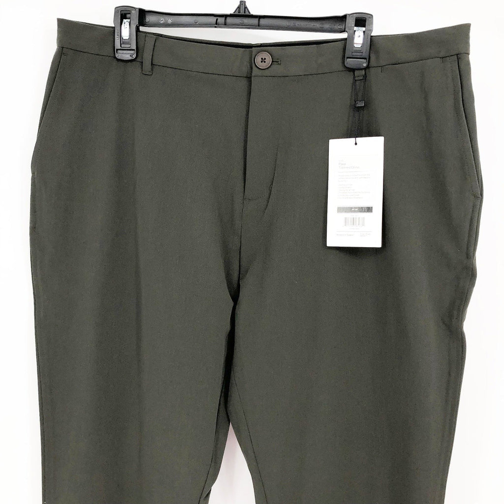 MINISTRY OF SUPPLY Mens Pace Tapered Chino Pants 36x35 Olive Green NWT