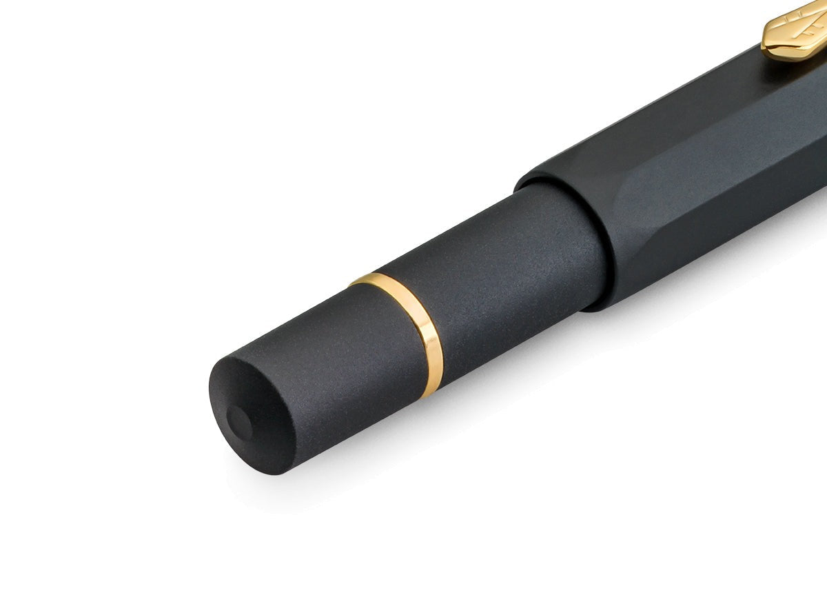 Kaweco AL Sport Piston Filler Fountain Pen Black / Solo