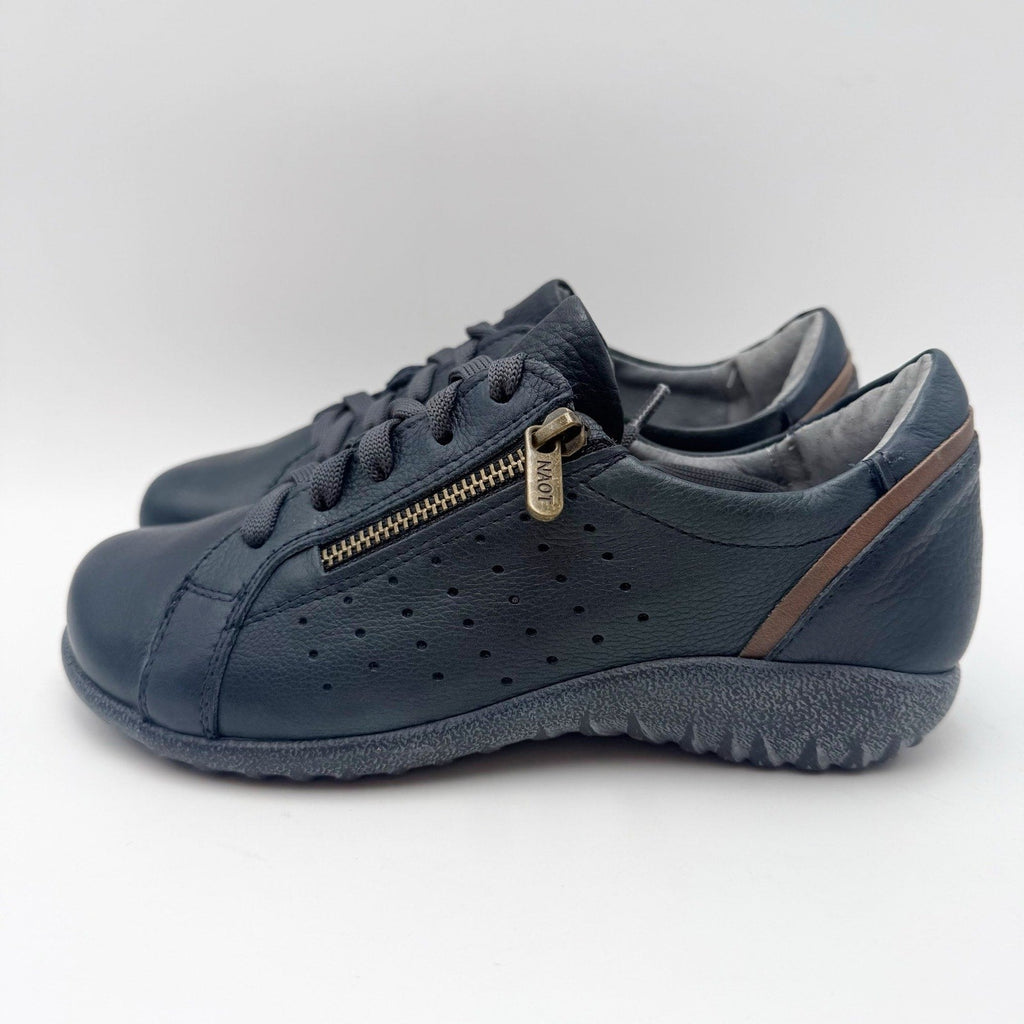 Naot Womens Moko Oxford Sneakers EU 35 US 4 M Navy Blue Nubuck Leather NWOB