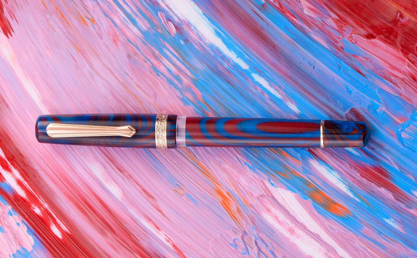Nahvalur Schuylkill Dragonet Sapphire Limited Edition Fountain Pen