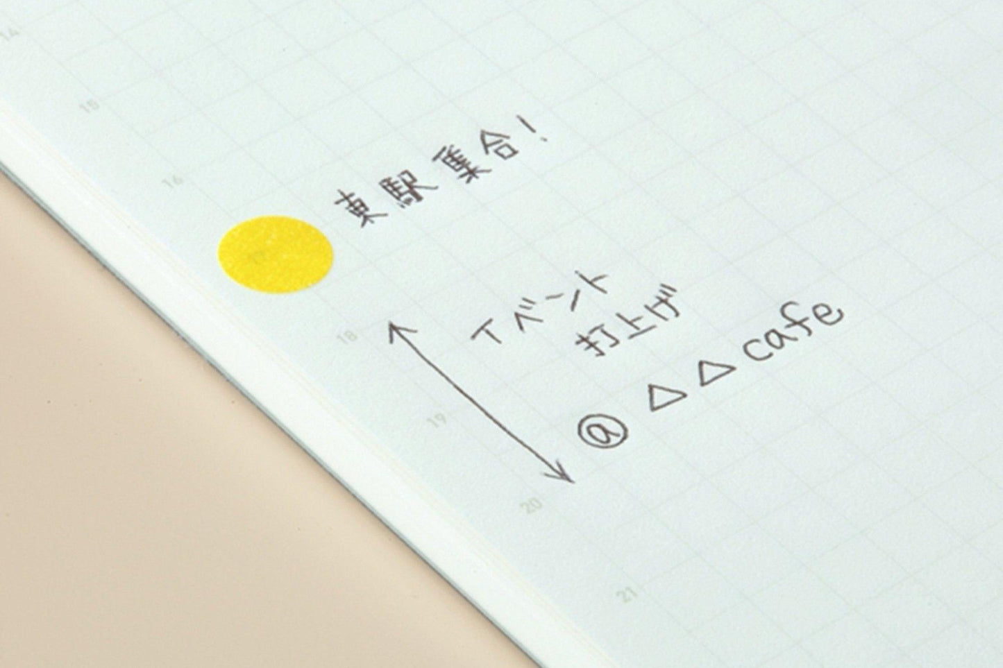 Stalogy 365Days Notebook - A5 - Grid - 368 Pages - Red