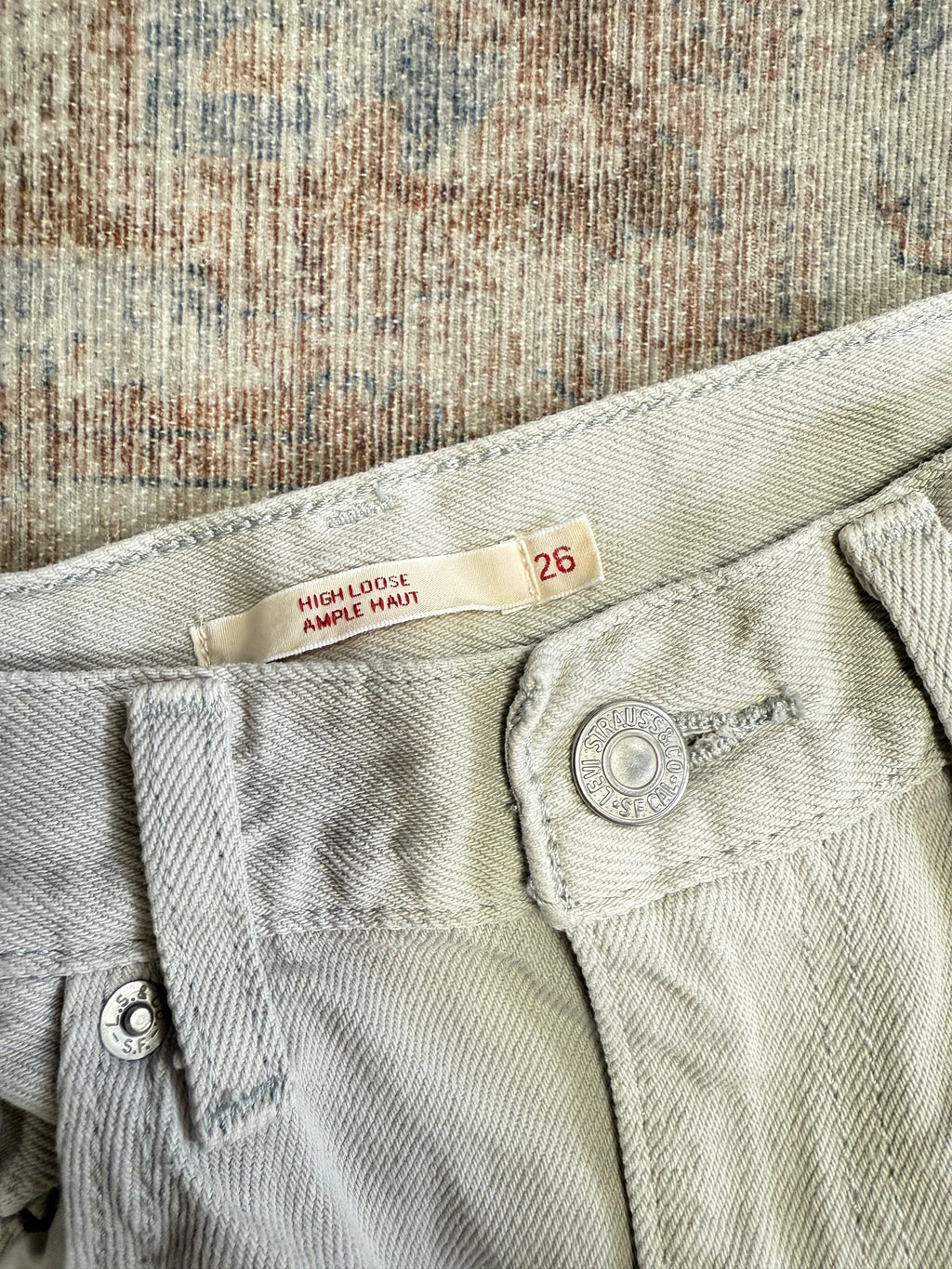 Levi’s High Loose Jeans (26x31)