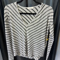 Rag & Bone V-Neck Stripe SWEATERS XS