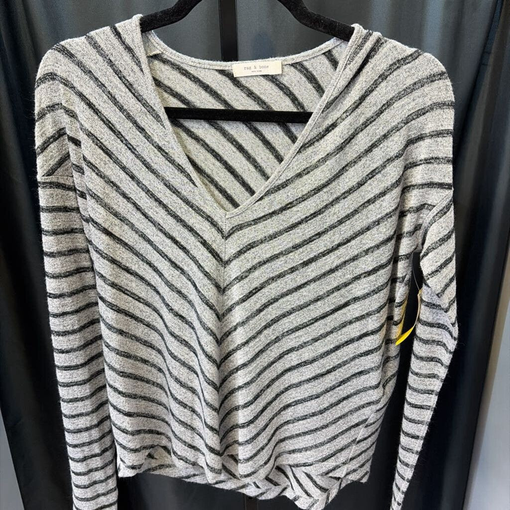 Rag & Bone V-Neck Stripe SWEATERS XS