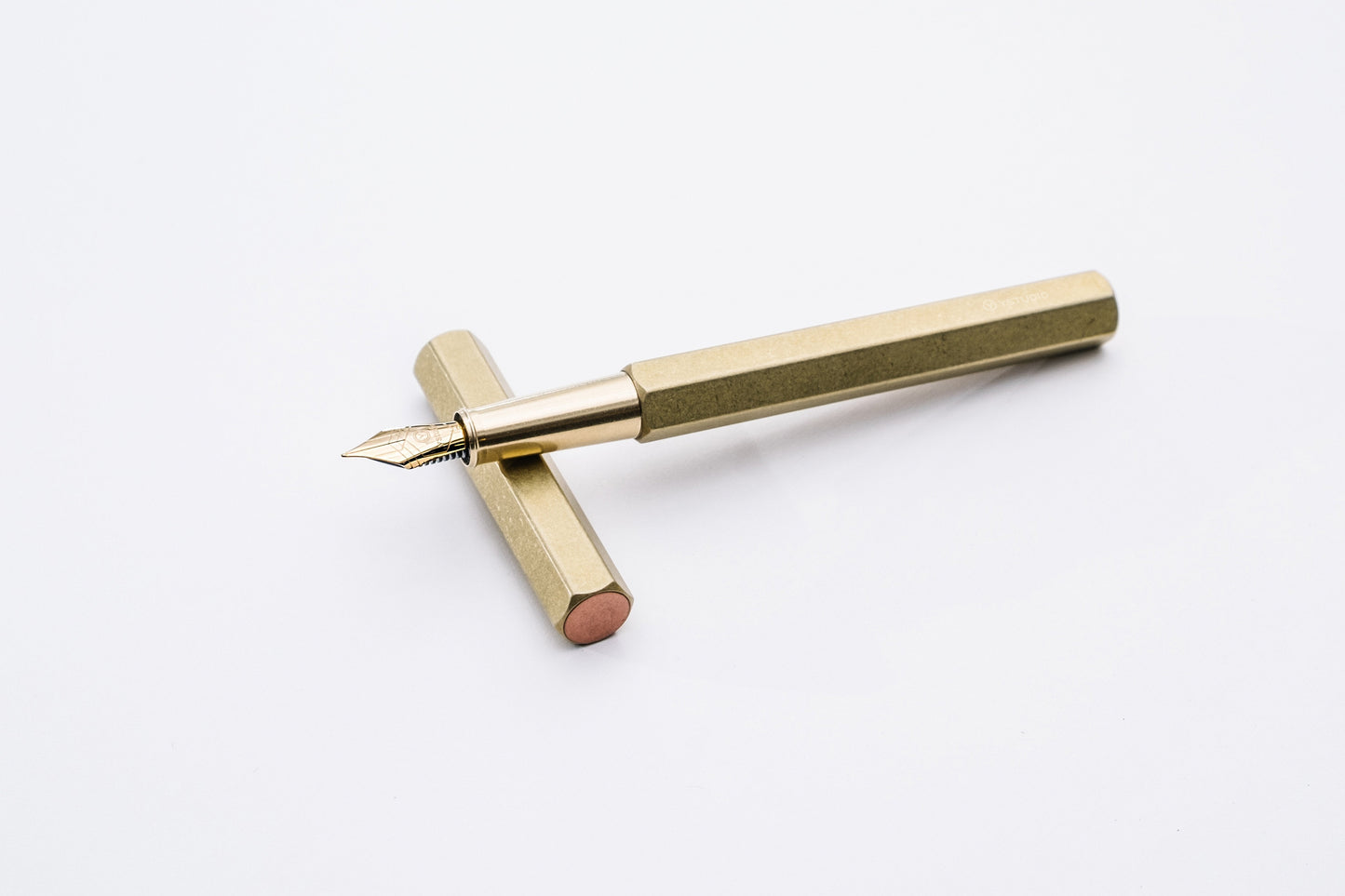 Ystudio Classic Revolve Fountain Pen - Brass