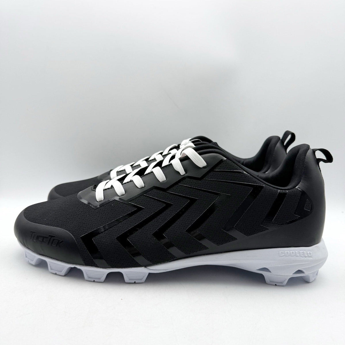 Rawlings Mens Savage Low Baseball Cleats Size 12 EU 46 Black White Athletic NWOB