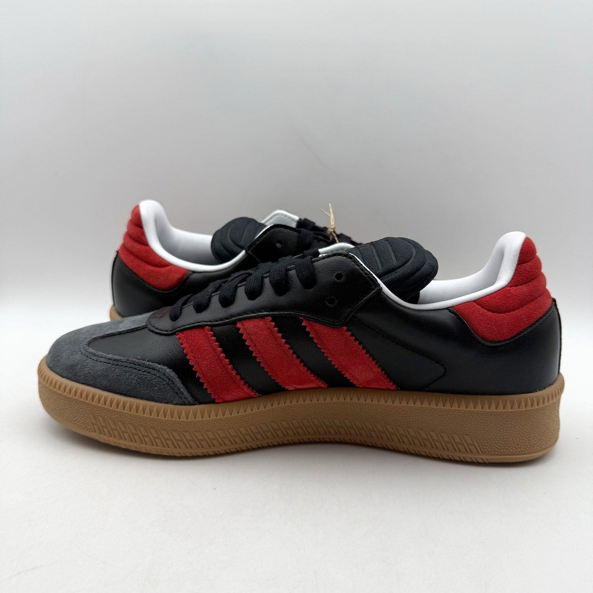 Adidas Samba XLG Sneakers Mens 9 Womens 10 Black Red Suede Athletic NIB