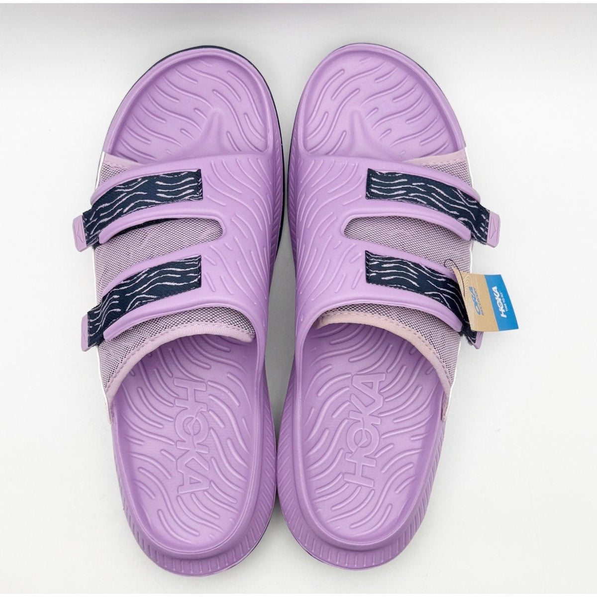 Hoka Mens Ora Luxe Slide Sandals Size 13 EU 48 Violet Purple NWT