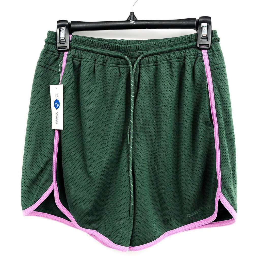 OUTDOOR VOICES Women's RecMesh Shorts Small Ever Green 5" Inseam Athletic NWT