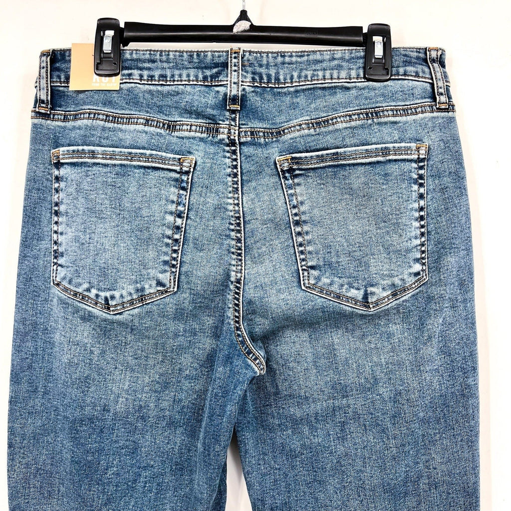 KUT FROM THE KLOTH Stella Fab Ab Flare Jeans Size 12 Blue Debonairly NWT