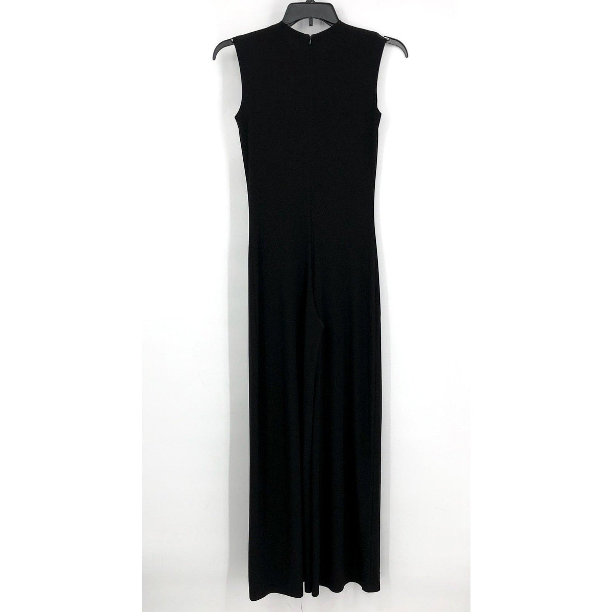 NORMA KAMALI Women's Sleeveless Wide-leg Jumpsuit Medium Black Crewneck NWT