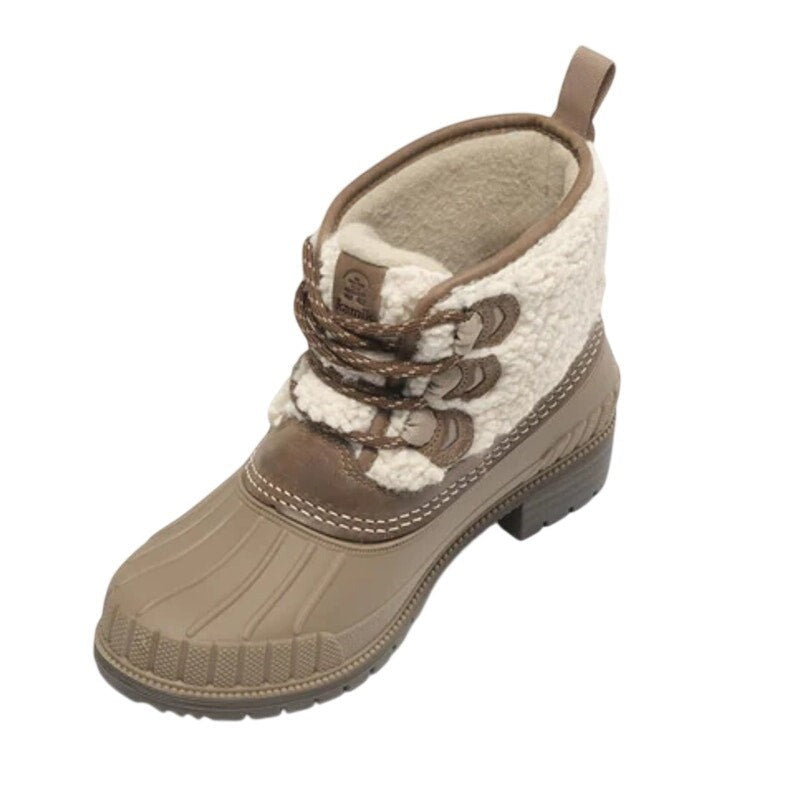 Kamik Womens Sienna Lo Winter Boots Size 10 EU 41 Grey Leather WP Insulated NIB