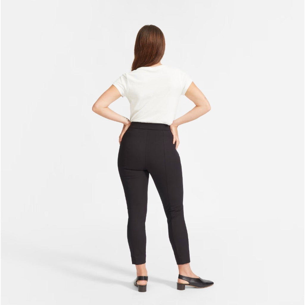 EVERLANE Women's The Curvy Side-Zip Work Pant Size 6 Stretch Cotton Black NWT