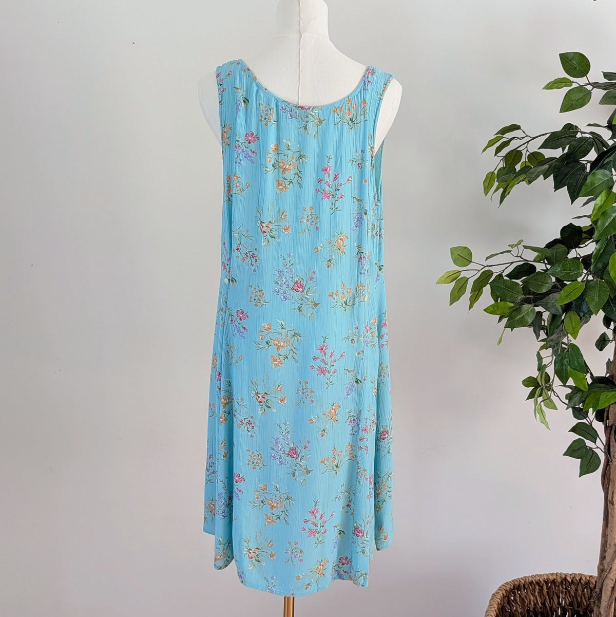 Vintage Eddie Bauer Floral Dress — L