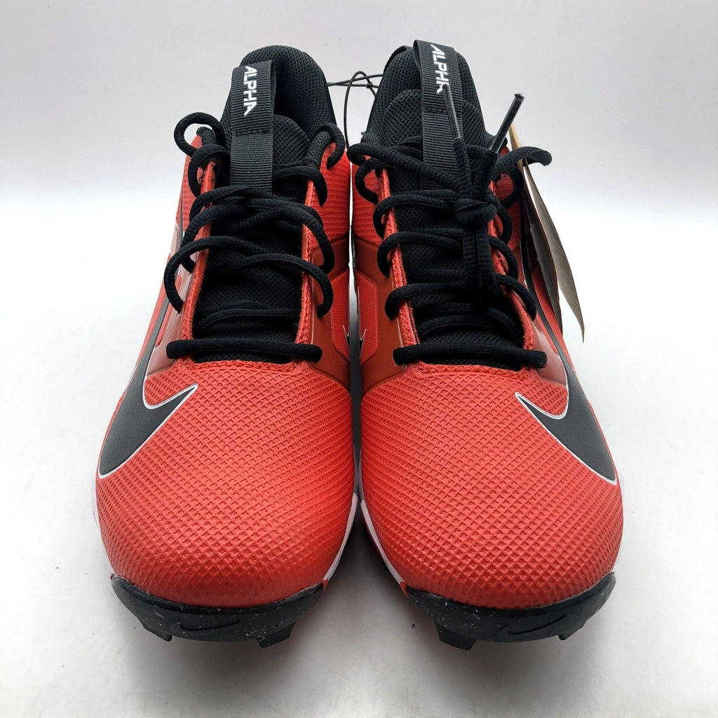 Nike Men's Alpha Menace 4 Shark SE Football Cleats Size 10 Red Black NWOB