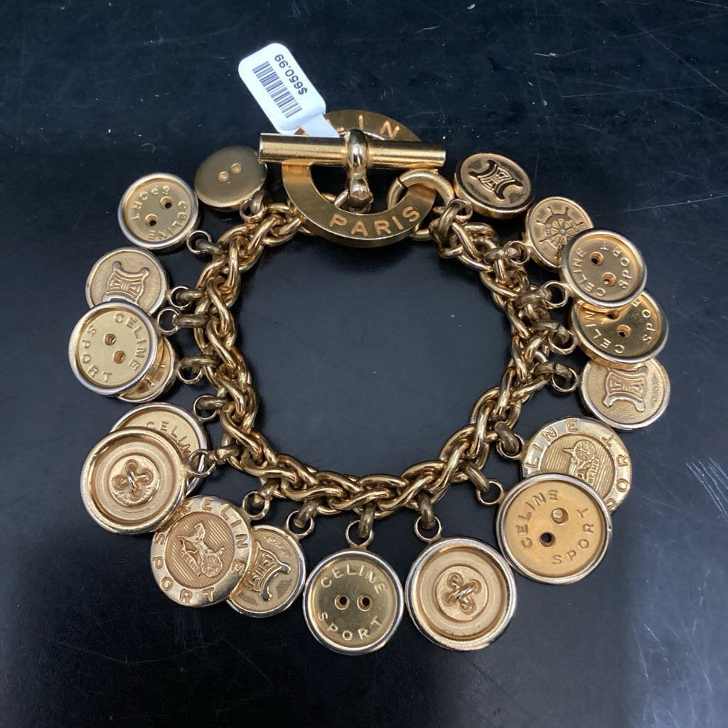 Celine Vintage Charm W/Box JEWELRY Bracelet