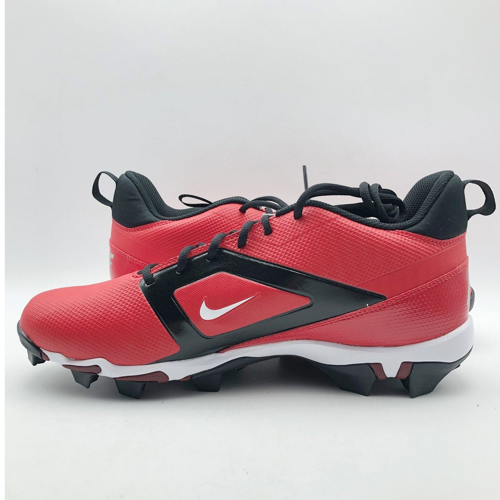 Nike Men's Alpha Menace 4 Shark Football Cleats Size 11.5 Red White NWOB