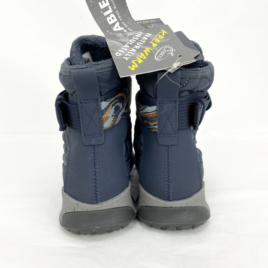 Chaco Womens Borealis Boots Size 6 Blue Quilted Waterproof Seam Sealed NWT