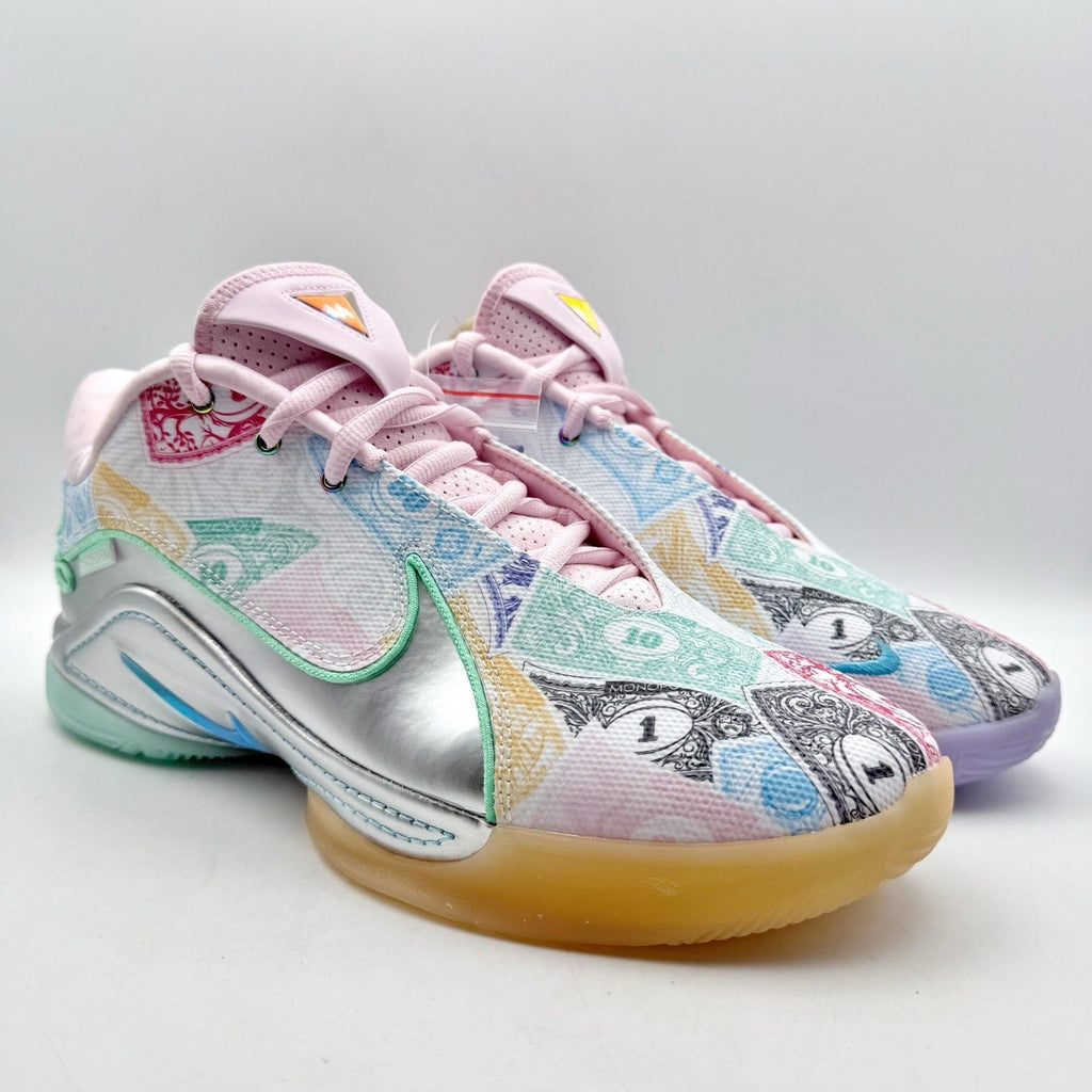 Nike Monopoly LeBron XXII 22 QS Currency Athletic Shoes Mens 9 FZ1097-100 NIB