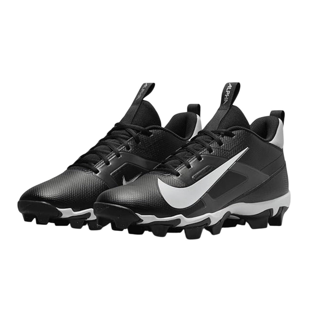 Nike Mens Alpha Menace 4 Shark Football Cleats 13 Wide Black Grey White NWOB