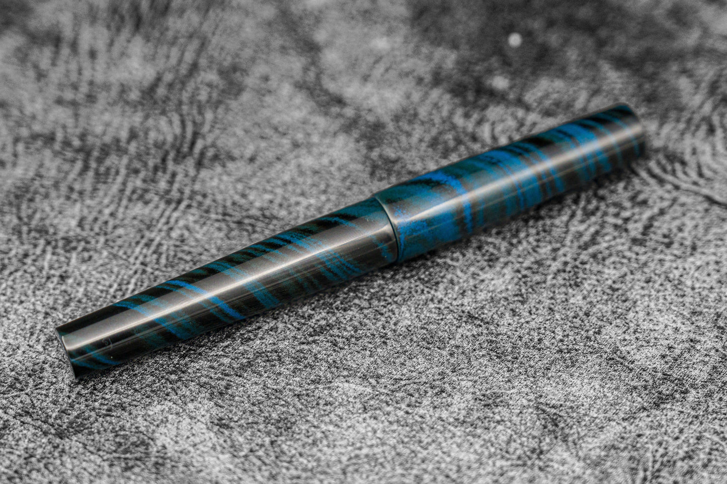 Galen X Studyo Agackakan - Fountain Pen V1 - Ebonite Blue