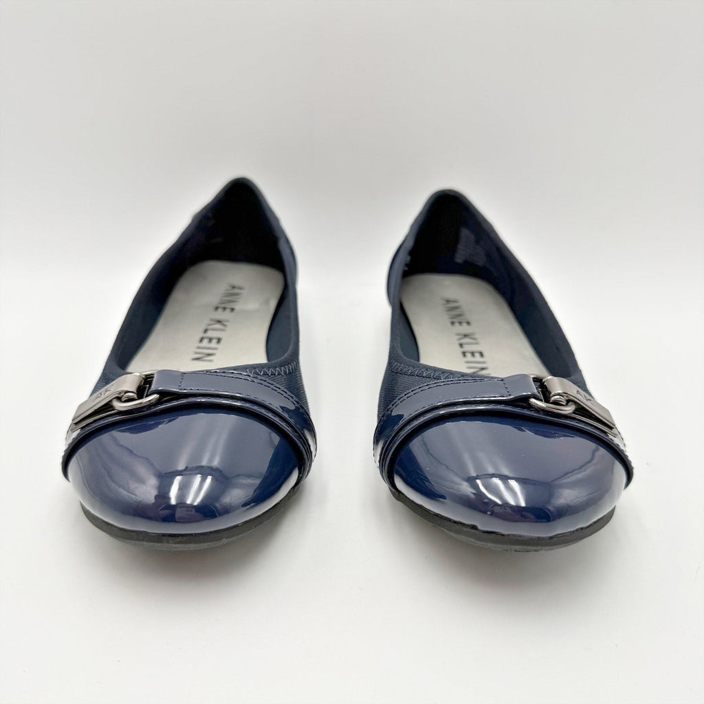 Anne Klein Womens Sport Able Flats Size 6.5 M Navy Blue NIB