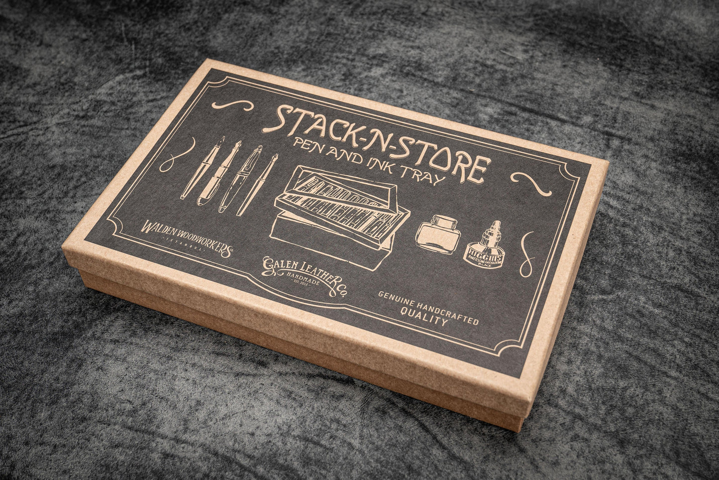 Stack & Store Wood Empty Storage Box