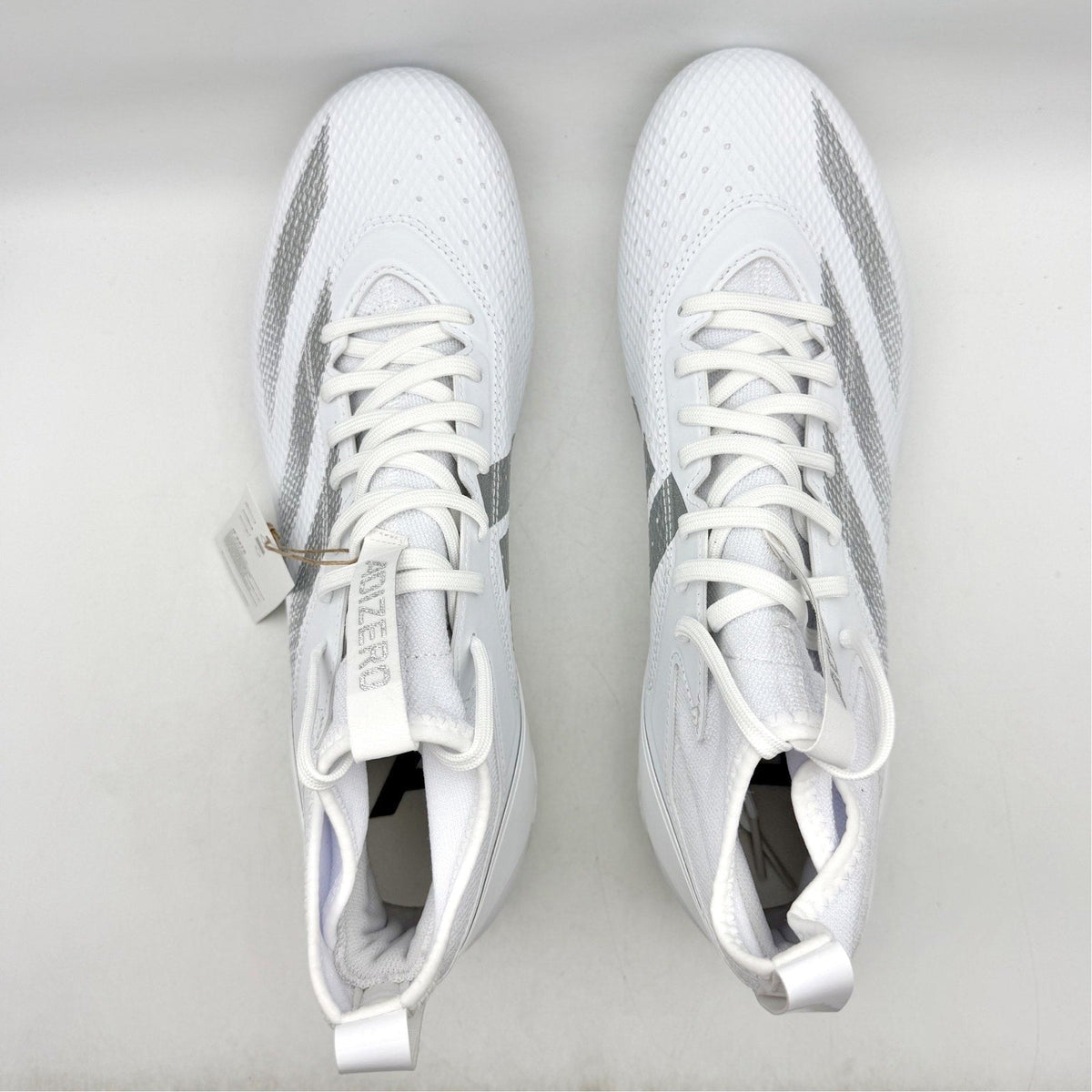 Adidas Mens Adizero Impact Football Cleats Size 9 White Athletic IF2475 NWOB