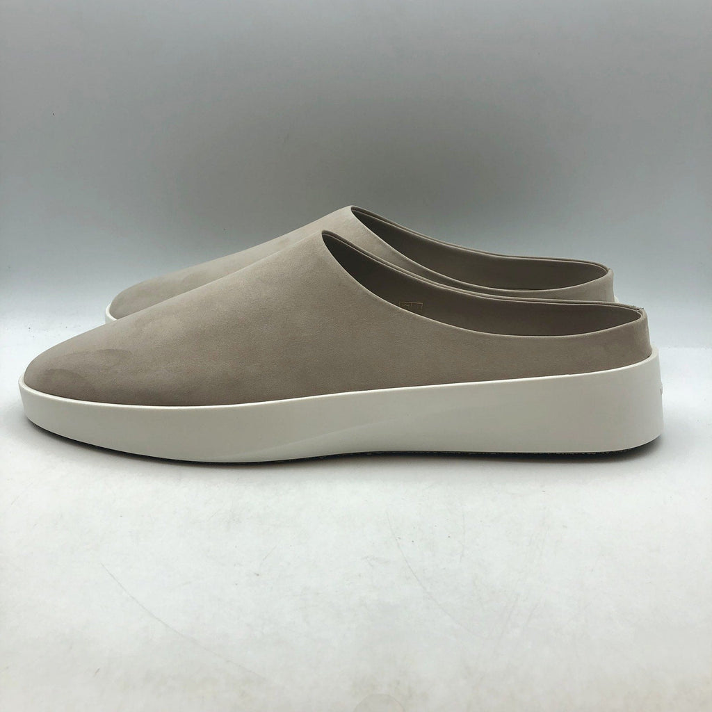 Wolf & Shepherd Cruise Mule Slip On Shoe MENS 7.5 WOMENS 9 Warm Gray Leather NIB