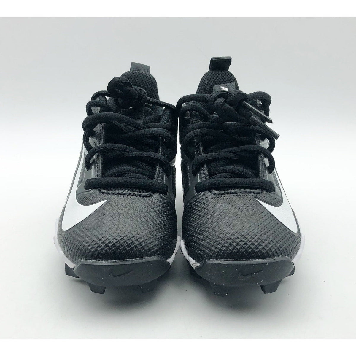 Nike Boys' Alpha Menace 4 Shark Football Cleats Size 10K Black Grey White NWOB