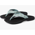 OluKai Womens Ohana Flip Flop Sandals Size 7 Blue Swell Hua Pineapple Print NIB