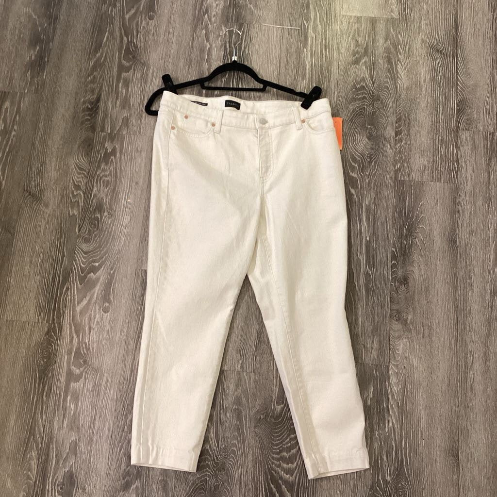 Talbots Skinny Solid Denim PANTS 14p