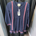 STS NWT Embroider Trim DRESSES S
