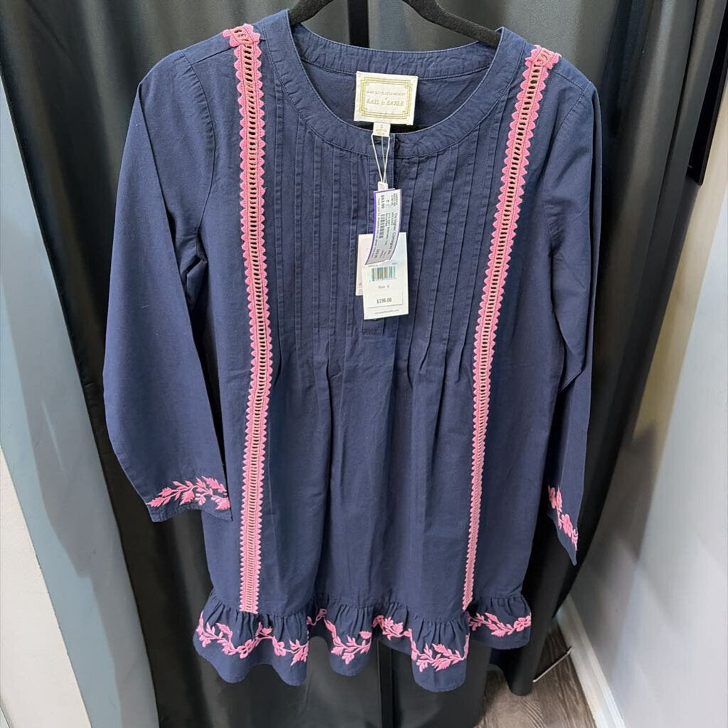 STS NWT Embroider Trim DRESSES S