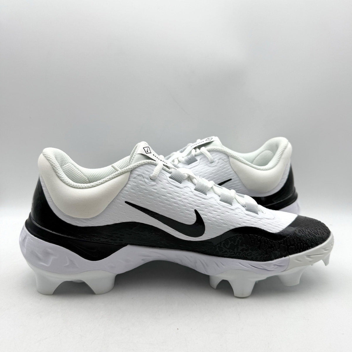 Nike Mens Alpha Huarache Elite 4 Low MCS Baseball Cleats US 14 White FD6255 NWOB