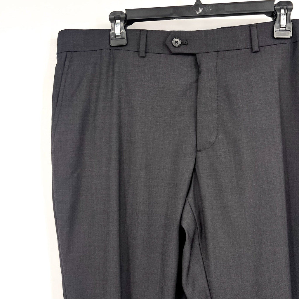 PENGUIN Men's Osman Wool Blend Flat Front Dress Pants 38x32 Charcoal NWOT