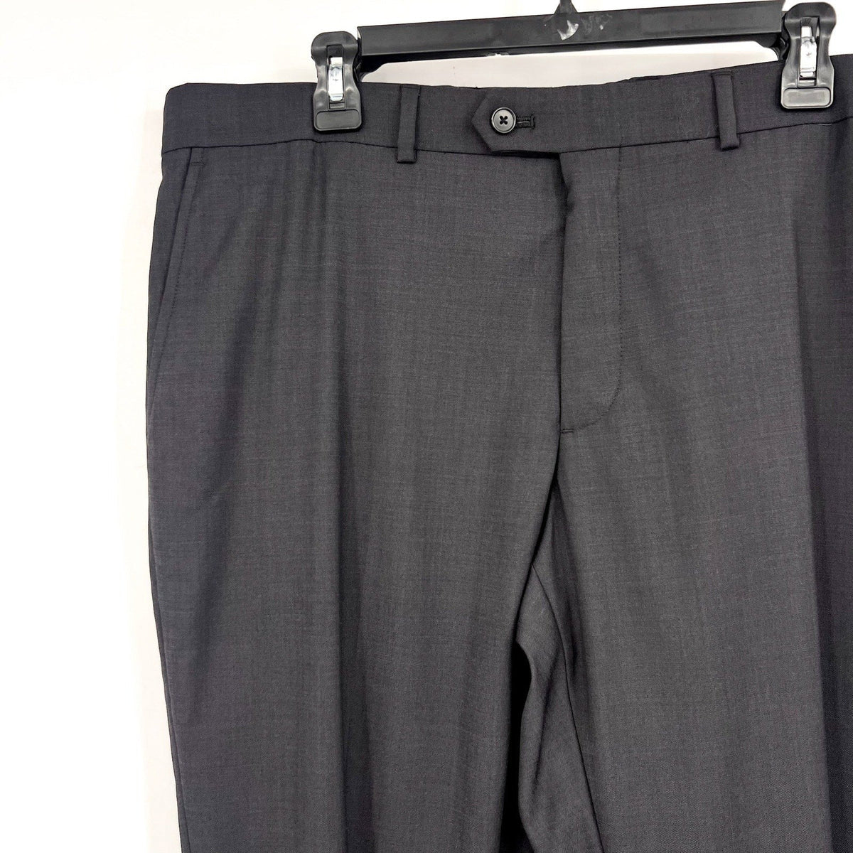 PENGUIN Men's Osman Wool Blend Flat Front Dress Pants 38x32 Charcoal NWOT