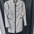 WHBM NWT Plaid Midi Zip Up JACKETS XS