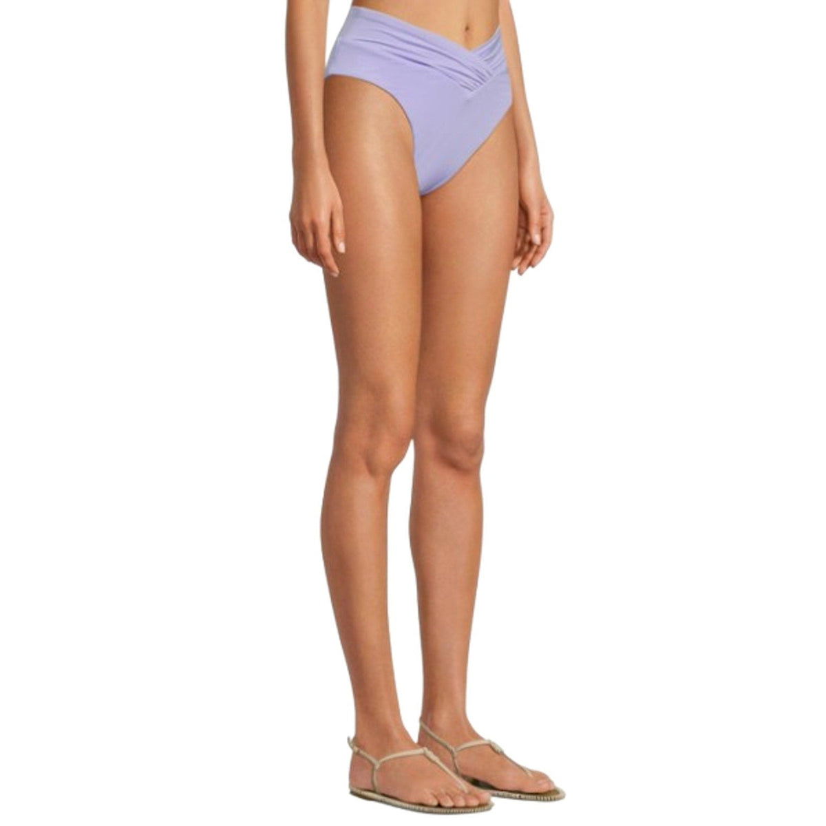 BECCA Color Code Carolina French Cut Bikini Bottom Medium Bellflower Purple NWT