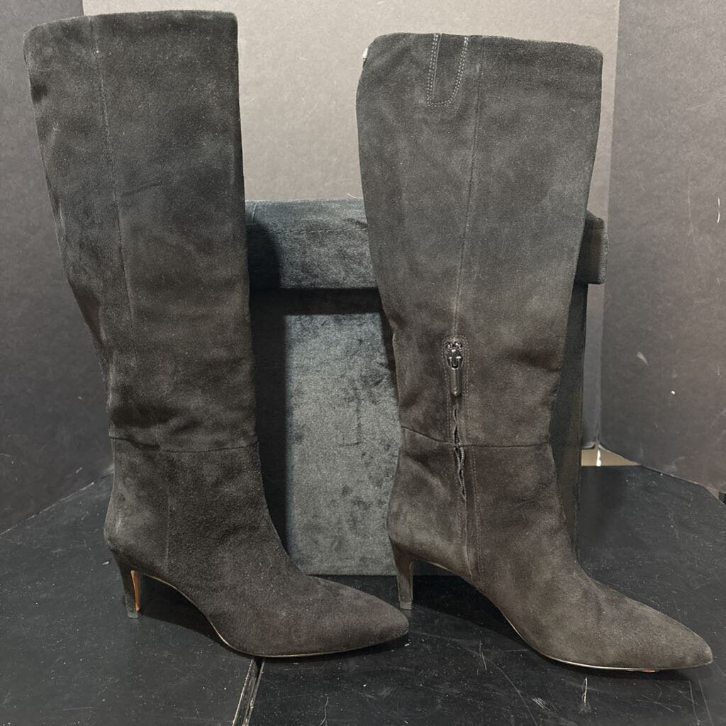 Sam Edelman Suede Tall Heel BOOTS 6