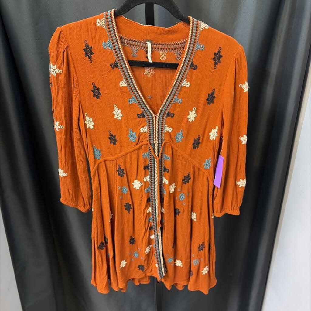 Free People Embroidered DRESSES XS