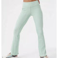 OUTDOOR VOICES Womens SuperForm Rib Flare Athletic Pants Small Green Patina NWT