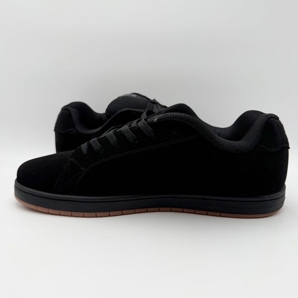 DC Mens Gaveler Low Top Skate Shoes Size 12.5 Black Casual Sneaker NWOB