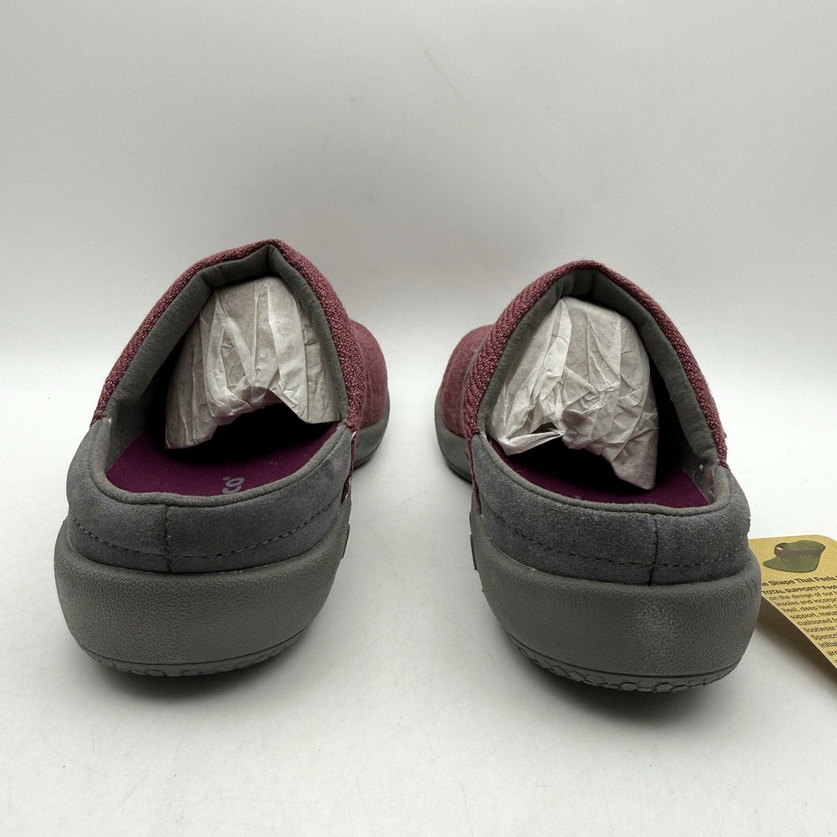 Spenco Womens Aria Slip-On Shoes Size 6.5 B EU 37 Mulberry Purple NIB